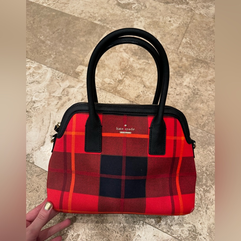 Kate Spade - Red Plaid Handbag